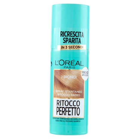 L'Oréal Paris Ritocco Perfetto Spray Istantaneo Ritocco Radici, i Biondi, 75 ml